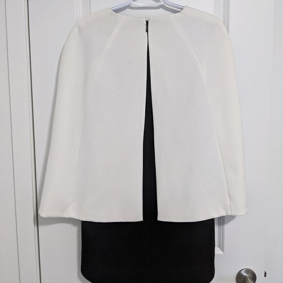 BCBGMAXAZRIA Cape Detailed Dress - Picture 4 of 5